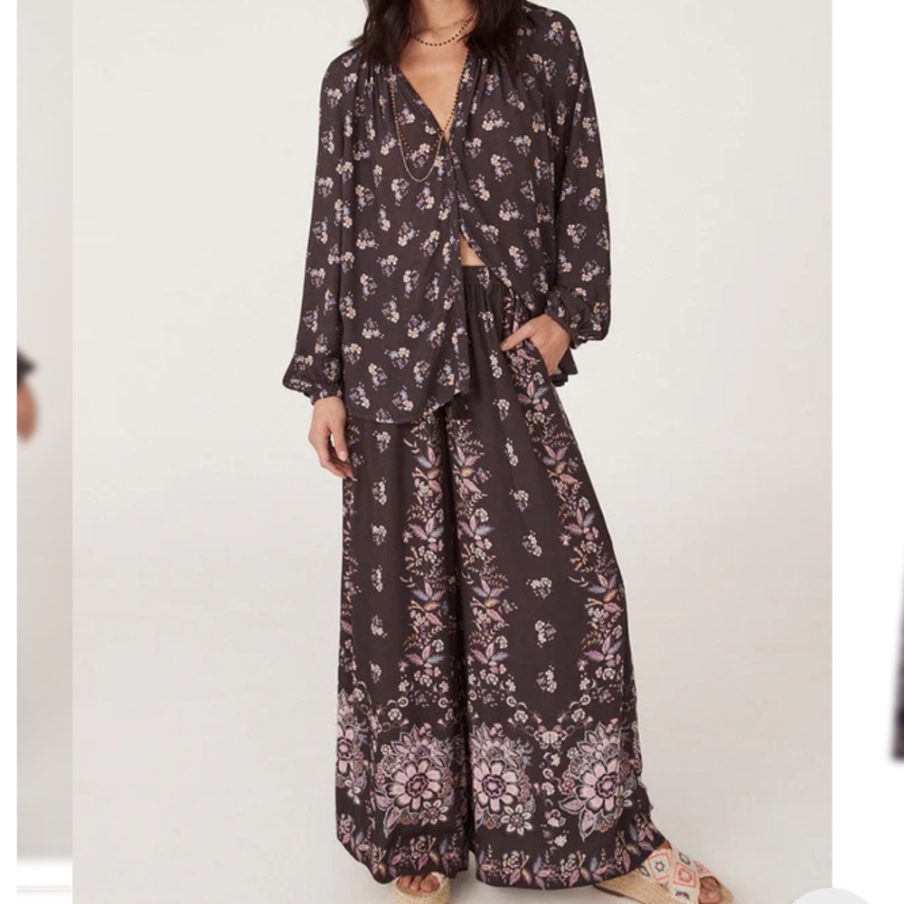 Spell and the Gypsy Rebel Spirit Wide Leg Pants M medium NEW NWT - Picture 4 of 11